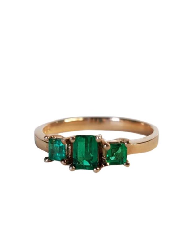 anillo esmeraldas colombianas